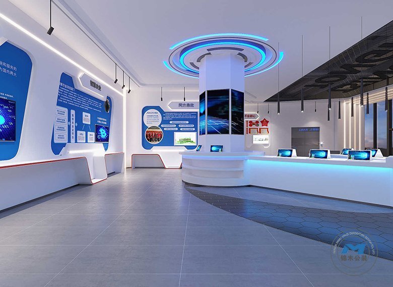 IT電子企業(yè)展廳裝修設計產品區(qū)1