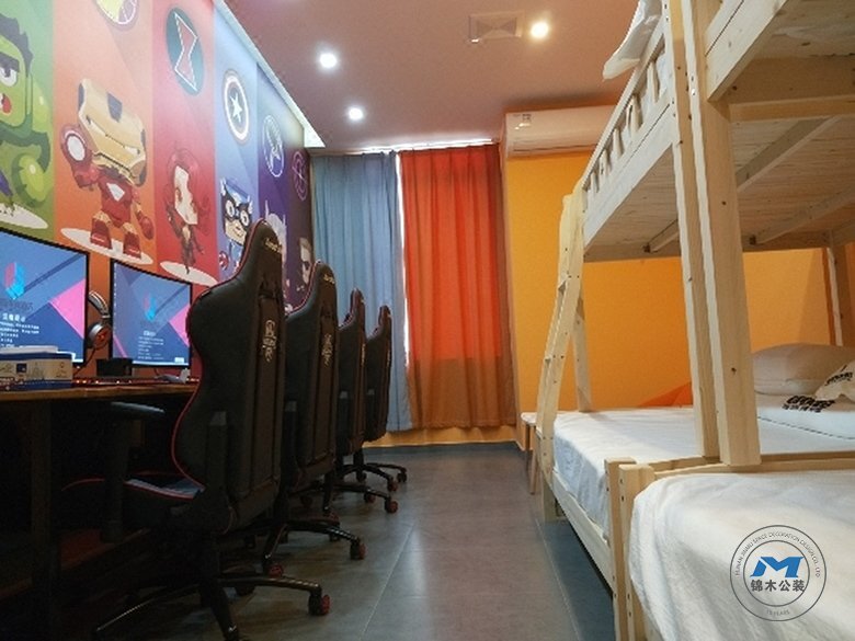 競技休閑星級電競酒店裝修設(shè)計多人間