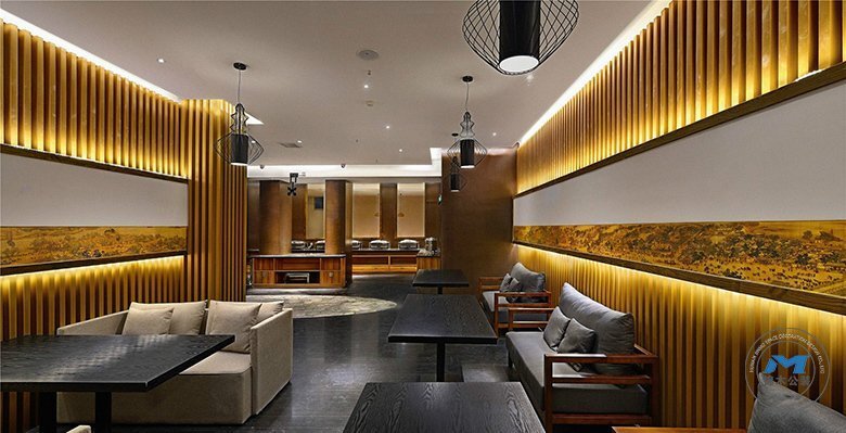 浪漫主題酒店賓館裝修設(shè)計(jì)餐廳