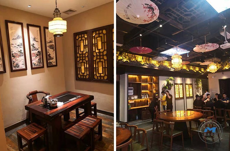 特色湘菜館餐廳裝修設計包間效果圖